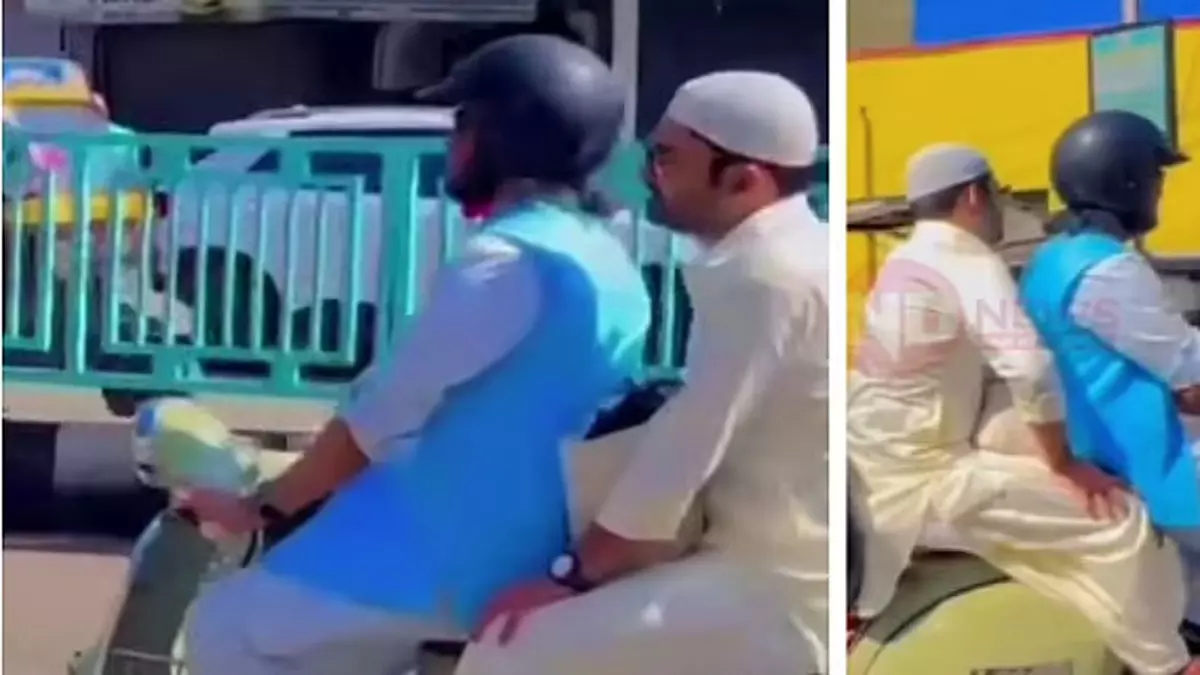 कॉमेडियन कपिल शर्मा भोपाल की गलियों में स्कूटर पर सफेद पठानी में दिखे कॉमेडियन कपिल शर्मा भोपाल की गलियों में स्कूटर पर सफेद पठानी में दिखे