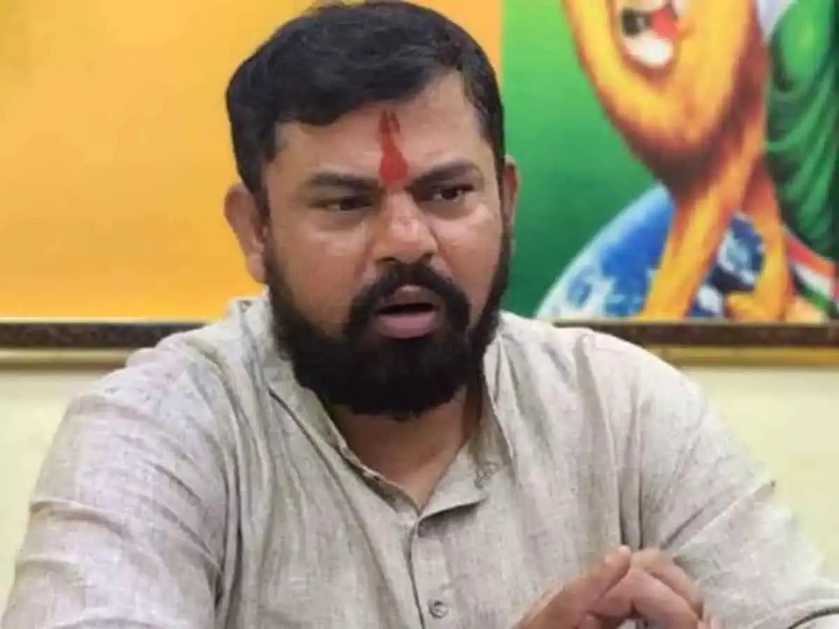 गोशामहल से भाजपा विधायक Raja Singh ने पार्टी छोड़ने की धमकी दी गोशामहल से भाजपा विधायक Raja Singh ने पार्टी छोड़ने की धमकी दी