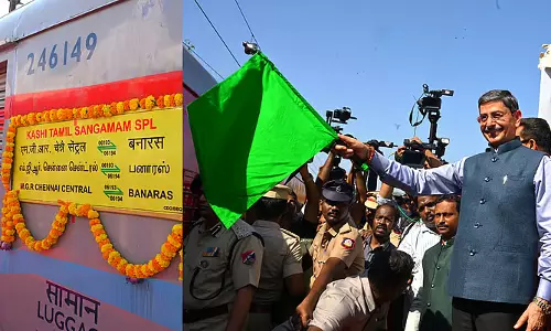 काशी तमिल संगमम 3.0: राज्यपाल ने पहली विशेष ट्रेन का उद्घाटन किया