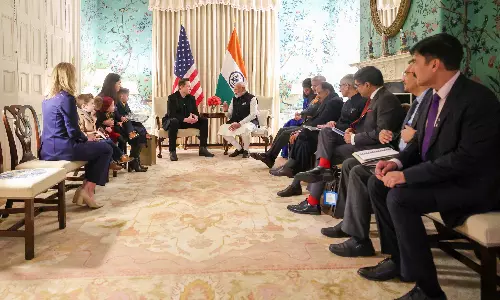 Washington:  प्रधानमंत्री नरेन्द्र मोदी अपने अमेरिका दौरे के तहत कई उच्चस्तरीय बैठकों में शामिल हुए