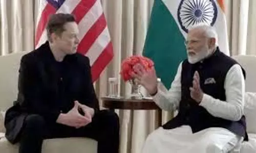प्रधानमंत्री मोदी ने स्पेसएक्स के सीईओ मस्क से मुलाकात की प्रधानमंत्री मोदी ने स्पेसएक्स के सीईओ मस्क से मुलाकात की