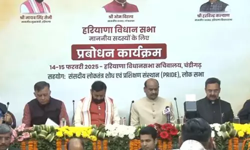 Haryana विधायकों के उन्मुखीकरण कार्यक्रम में लोकसभा अध्यक्ष ओम बिरला से कही ये बात