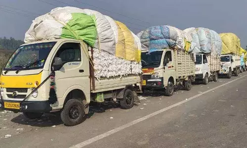 सर्वर में गड़बड़ी के कारण Adilabad में कपास की खरीद में देरी