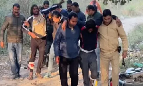 Ghaziabad: पुलिस के साथ मुठभेड़ में साढ़े आठ लाख लूटने वाले पांच बदमाश गिरफ्तार