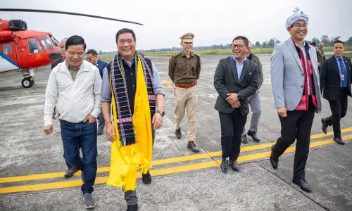 Arunachal: मुख्यमंत्री पेमा खांडू पांच दिवसीय विकास यात्रा के लिए तेजू पहुंचे