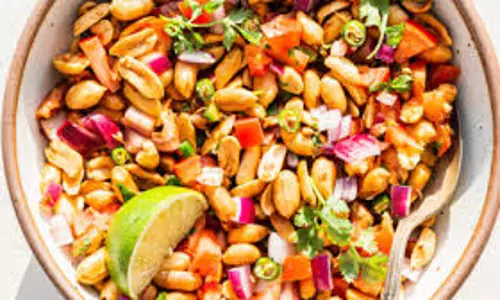 चटाकेदार मसाला Peanut Chaat, आसान रेसिपी