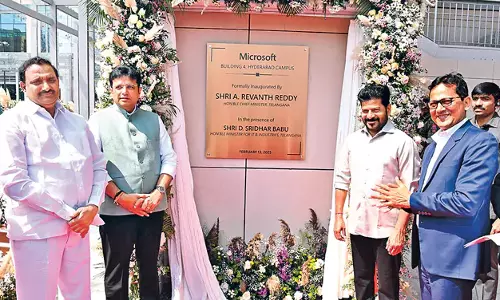 Andhra CM: माइक्रोसॉफ्ट के कार्यालय के 11 लाख वर्ग फुट क्षेत्र में निर्मित का उद्घाटन किया
