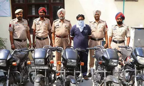 Jalandhar: बिना नंबर प्लेट की बाइक चलाने वाले अपराधी पुलिस के लिए चुनौती बने Jalandhar: बिना नंबर प्लेट की बाइक चलाने वाले अपराधी पुलिस के लिए चुनौती बने