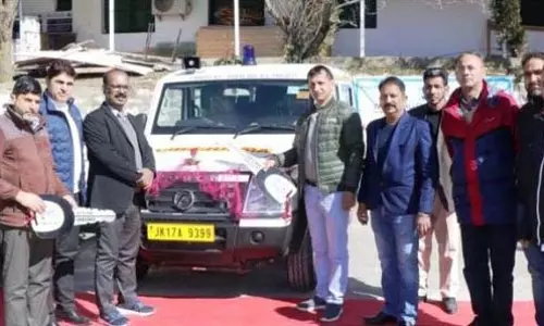 CVPPL ने जिला अस्पताल किश्तवाड़ को 2 एम्बुलेंस उपलब्ध कराईं