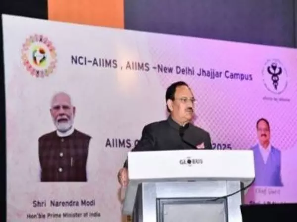 JP Nadda ने झज्जर में राष्ट्रीय कैंसर संस्थान में एम्स ऑन्कोलॉजी कॉन्क्लेव का किया उद्घाटन JP Nadda ने झज्जर में राष्ट्रीय कैंसर संस्थान में एम्स ऑन्कोलॉजी कॉन्क्लेव का किया उद्घाटन