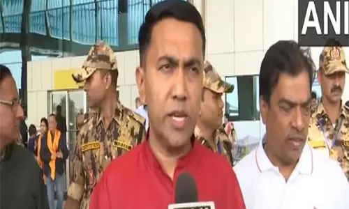 गोवा सीएम महाकुंभ में हिस्सा लेने Prayagraj पहुंचे गोवा सीएम महाकुंभ में हिस्सा लेने Prayagraj पहुंचे