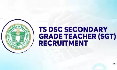Telangana: माध्यमिक ग्रेड शिक्षकों के 1,382 पदों के लिए नियुक्ति आदेश जारी Telangana: माध्यमिक ग्रेड शिक्षकों के 1,382 पदों के लिए नियुक्ति आदेश जारी