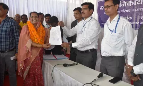 इंद्रप्रसाद बघेल बने नगर पालिका नारायणपुर के अध्यक्ष