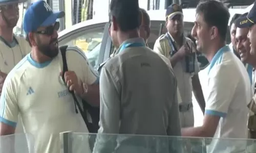 चैंपियंस ट्रॉफी से पहले खिलाड़ियों और सहयोगी स्टाफ का पहला समूह Dubai के लिए रवाना हुआ