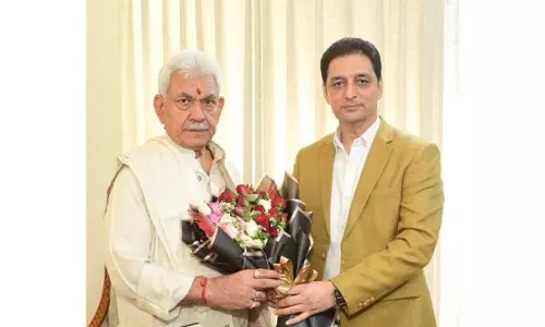 विधायकों-IG BSF, संजयानंद गिरि ने एलजी से मुलाकात की