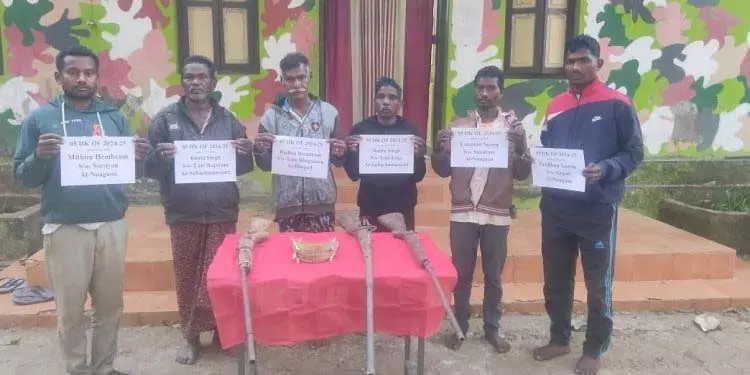 सिमिलिपाल में एआई के कारण छह शिकारियों की गिरफ्तारी सिमिलिपाल में एआई के कारण छह शिकारियों की गिरफ्तारी