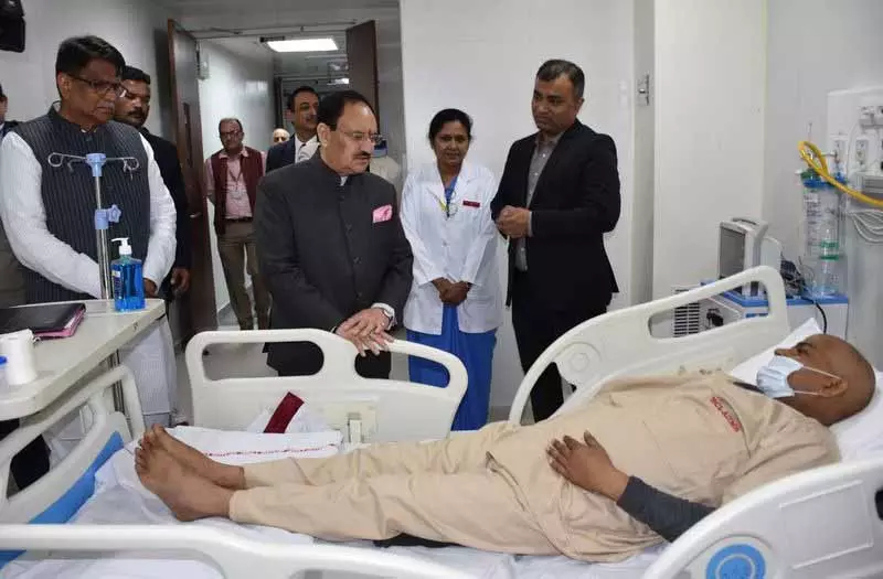 इस वर्ष 200 जिलों में कैंसर डे केयर सेंटर स्थापित किए जाएंगे: Nadda इस वर्ष 200 जिलों में कैंसर डे केयर सेंटर स्थापित किए जाएंगे: Nadda