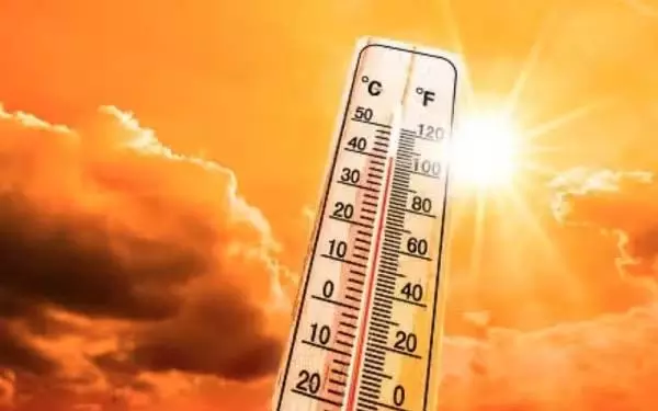 Palakkad में देश का सबसे अधिक तापमान 38°C दर्ज किया गया Palakkad में देश का सबसे अधिक तापमान 38°C दर्ज किया गया
