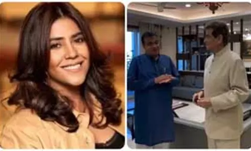 अभिनेता जितेंद्र को ज्येष्ठ नागरिक सम्मान , बेटी एकता कपूर ने जताया नितिन गडकरी का आभार