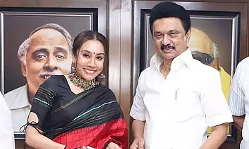 DMK में शामिल हुईं सत्यराज की बेटी जिम्मेदार