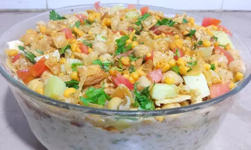 चना और बूंदी चाट रेसिपी चना और बूंदी चाट रेसिपी