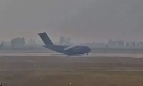 अमेरिकी सैन्य विमान अवैध भारतीय अप्रवासियों का दूसरा जत्था लेकर आया