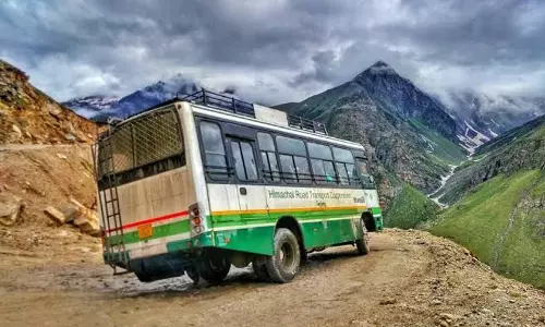Himachal: उदयपुर-केलांग मार्ग पर बस सेवा बहाल