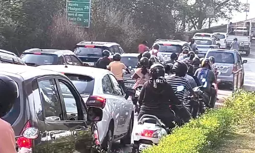 GOA: मंडोवी ब्रिज पर यातायात अव्यवस्था