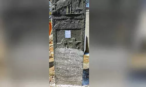 Vikarabad में तीन दुर्लभ कल्याण चालुक्य-युग के कन्नड़ शिलालेख पाए गए