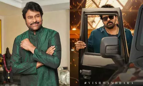 Megastar चिरंजीवी के ‘विश्वम्भर’ के इंट्रो गाने की शूटिंग बड़े सेट पर की जा रही