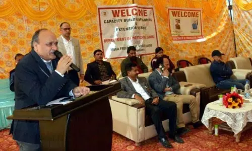 Jammu: किसानों-विस्तार कार्यकर्ताओं की क्षमता निर्माण पर कार्यशाला आयोजित Jammu: किसानों-विस्तार कार्यकर्ताओं की क्षमता निर्माण पर कार्यशाला आयोजित