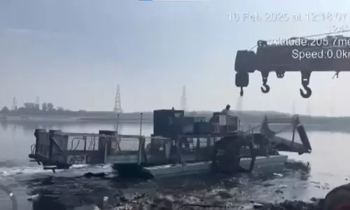 यमुना नदी की सफाई हुई शुरू, देखें VIDEO...