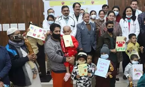 GMC बाल चिकित्सा विभाग ने बाल कैंसर दिवस मनाया