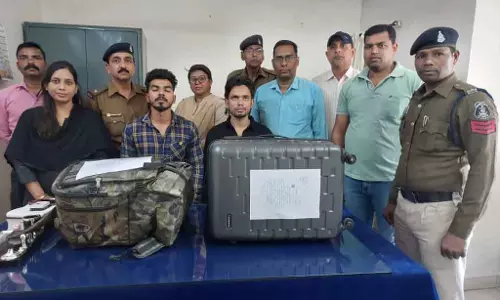 ओड़िशा से रायपुर रेलवे स्टेशन पहुंचे दो गांजा तस्कर गिरफ्तार