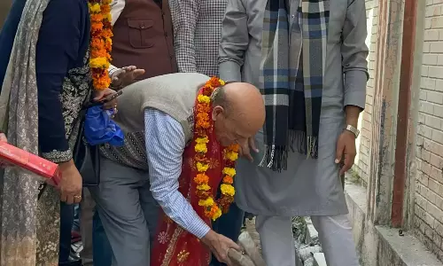 Arvind ने वार्ड 25 में ड्रेनेज सिस्टम के उन्नयन कार्य का शुभारंभ किया