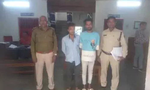 छात्रा को सरेआम रोककर छेड़खानी, दो युवक अरेस्ट
