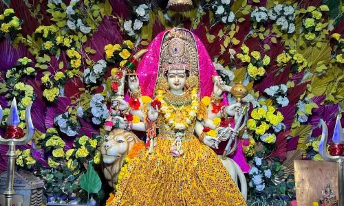 महाआरती के साथ मनाया गया मंदिर का विशेष दिन महाआरती के साथ मनाया गया मंदिर का विशेष दिन