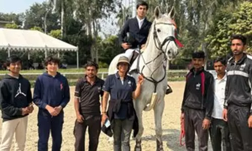 Tejas Dhingra ने एनईसी शो जंपिंग 2024-25 में राष्ट्रीय चैम्पियनशिप का खिताब बरकरार रखा Tejas Dhingra ने एनईसी शो जंपिंग 2024-25 में राष्ट्रीय चैम्पियनशिप का खिताब बरकरार रखा