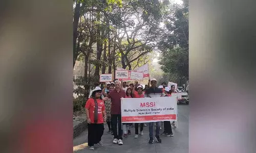 Hyderabad MS सोसाइटी ने जागरूकता पदयात्रा के साथ मनाया भारत एमएस दिवस