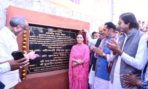 Kotputli-Bahadur: राजनौता में एमडीआर रोड का उपमुख्यमंत्री दिया कुमारी ने किया शिलान्यास