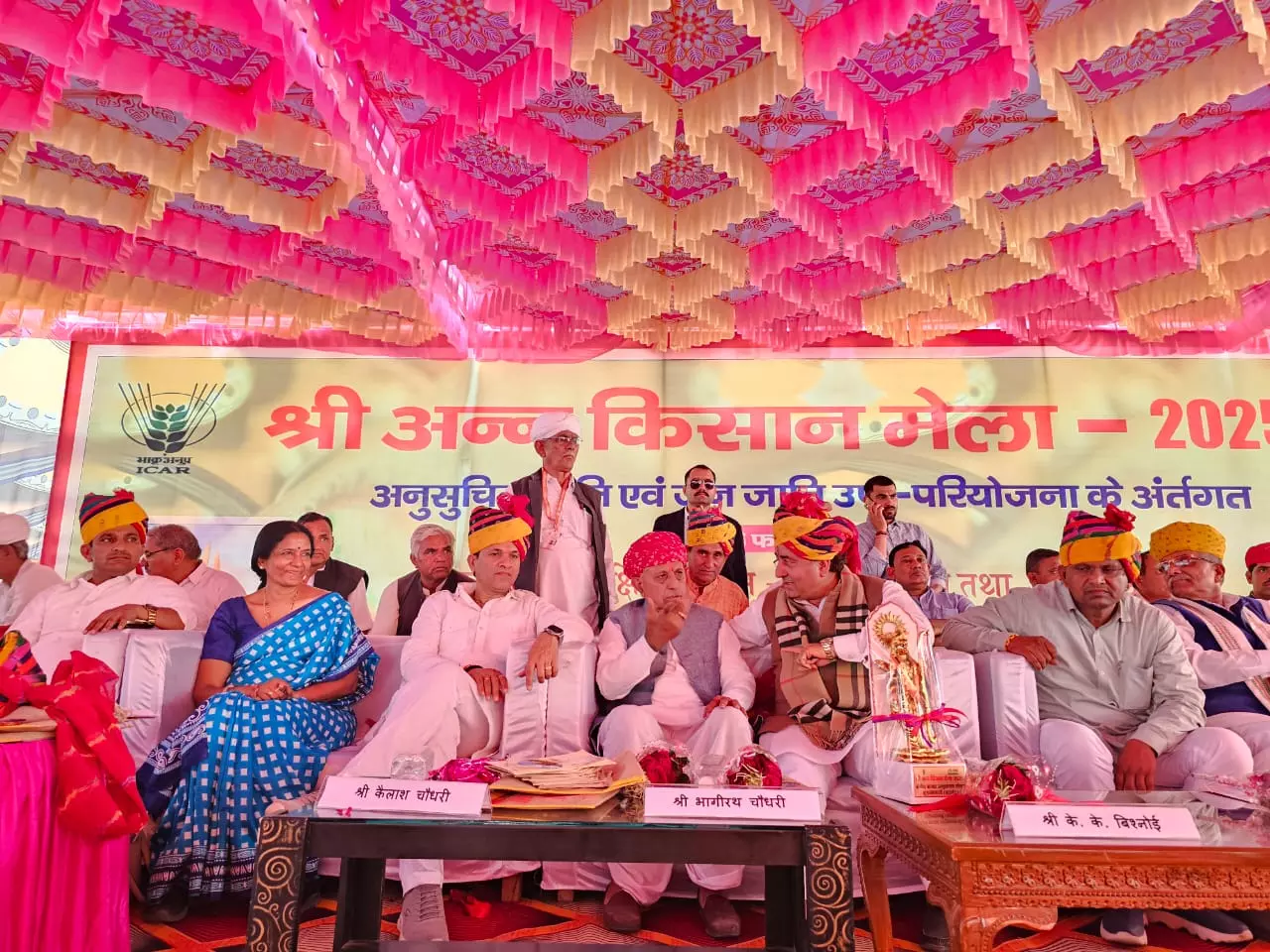 Jaipur: बाजरा अनुसंधान संस्थान से किसानों को मिलेगा उन्नत किस्मों और नई तकनीकों का लाभ Jaipur: बाजरा अनुसंधान संस्थान से किसानों को मिलेगा उन्नत किस्मों और नई तकनीकों का लाभ