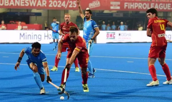 भारतीय पुरुष टीम ने एफआईएच प्रो लीग में स्पेन को 2-0 से हराया भारतीय पुरुष टीम ने एफआईएच प्रो लीग में स्पेन को 2-0 से हराया