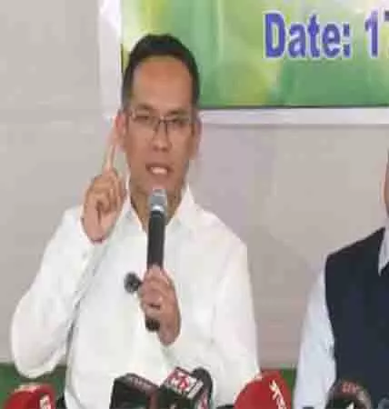 कांग्रेस के गौरव गोगोई ने अपनी पत्नी के खिलाफ आरोपों पर असम के CM पर किया कटाक्ष कांग्रेस के गौरव गोगोई ने अपनी पत्नी के खिलाफ आरोपों पर असम के CM पर किया कटाक्ष