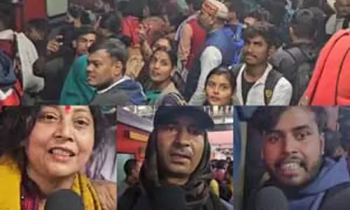 पटना रेलवे स्टेशन पर उमड़ी भारी भीड़, कई यात्रियों की ट्रेन छूटी पटना रेलवे स्टेशन पर उमड़ी भारी भीड़, कई यात्रियों की ट्रेन छूटी