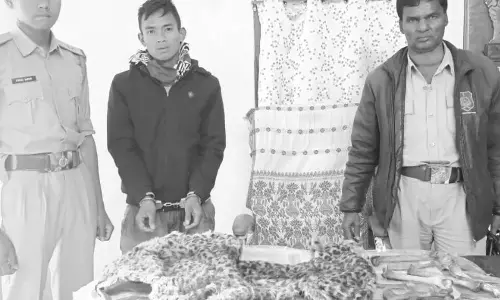 Assam: डिब्रूगढ़ में तेंदुए की खाल और हड्डियों के साथ दो लोग गिरफ्तार