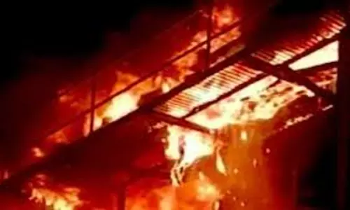 Saharanpur: घर में लगी आग, एक पशु की हुई मौत