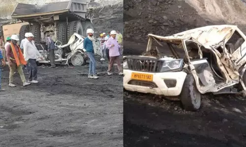 Singrauli: कोयला लोड ट्रिपर दुर्घटनाग्रस्त, व्यक्ति की मौत