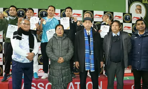 33वीं सिक्किम स्टेट वेटरन्स एंड मास्टर्स बैडमिंटन चैंपियनशिप गंगटोक में संपन्न हुई 33वीं सिक्किम स्टेट वेटरन्स एंड मास्टर्स बैडमिंटन चैंपियनशिप गंगटोक में संपन्न हुई