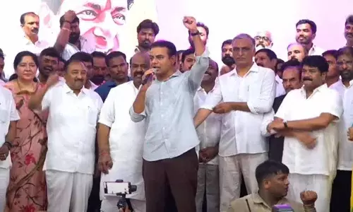 KTR ने KCR को सीएम के रूप में वापस लाने के लिए 60 लाख बीआरएस सैनिकों का आह्वान किया