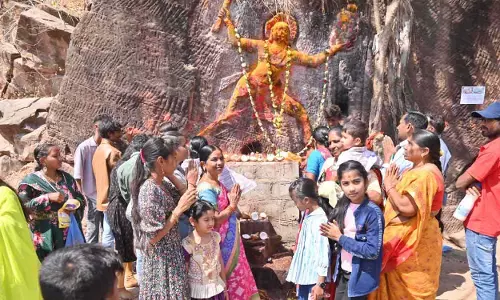 Gandhari Maisamma जतारा तेलंगाना के मंचेरियल में समाप्त होता